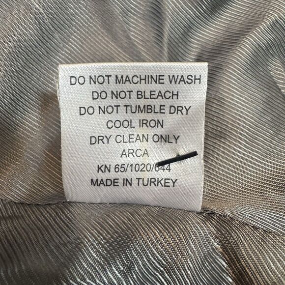 Reiss Wool Cashmere Blend Gray Double Breasted Classic Coat Short Women XS - Picture 10 of 12